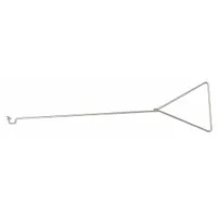 The HAWS SP200 is a stainless steel pull rod designed for use with Haws emergency safety showers. It includes a triangular handle and serves as an activation component to initiate water flow during an emergency. This pull rod is compatible with Haws series showers and provides corrosion resistance