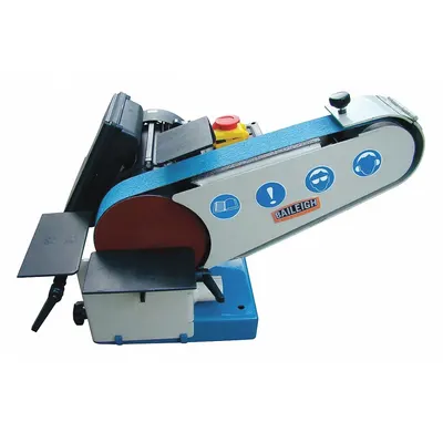 BAILEIGH INDUSTRIAL Belt and Disc Sander: For Metal, 115 V, Single-Phase, 1 hp - Benchtop Belt & Disc Machines