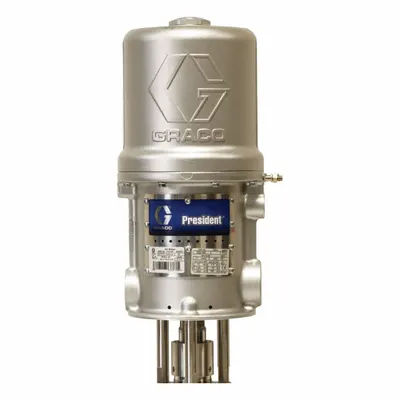 GRACO Air Drum Pump: Stub Pump, 30:1, 1 gpm Max. Flow Rate, 180°F Max. Fluid Temp. - Fluid Supply Piston Drum Pumps