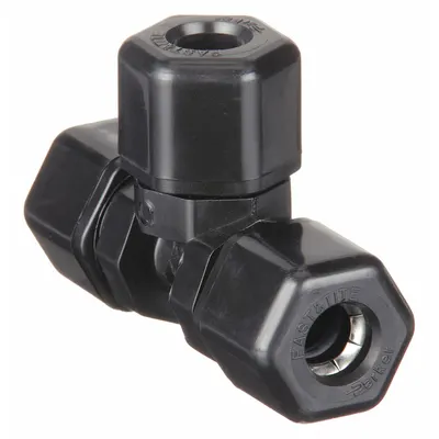 PARKER Polypropylene Compression Tube Fitting Tee - Polypropylene Compression Tube Fittings