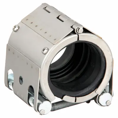 STRAUB Wrap-Around Stainless Steel Coupling, For Axial, 1 1/2 in Connection - Wrap-Around Stainless Steel Couplings