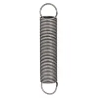 Extension Spring: Carbon Steel, 5 1/8 in Free Lg, 0.062 in Wire Dia, 0.437 in O.D., 5 PK (MPN 20028000)