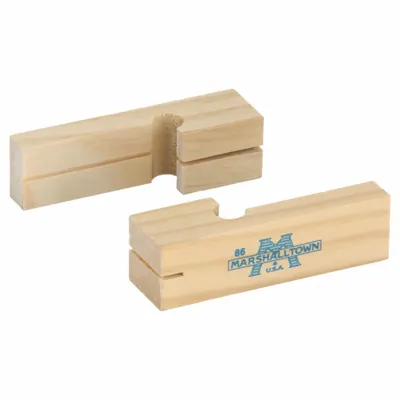 MARSHALLTOWN Line Blocks: Material Wood - Masonry Line Holders