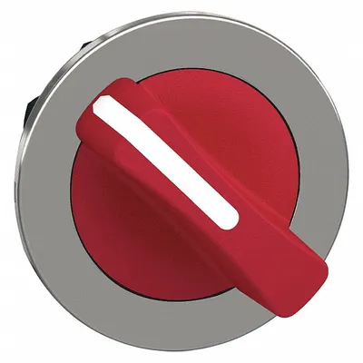 SCHNEIDER Short-Handled Selector Switch: 30 mm Panel Mount Size, 2 Positions - Selector-Switch Operators