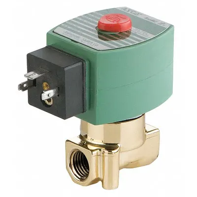 REDHAT Solenoid Valve: 2-Way, Normally Closed, 1/4 in Pipe Size, 110V AC/120V AC - 2-Way/2-Position, Normally Closed Solenoid Valves