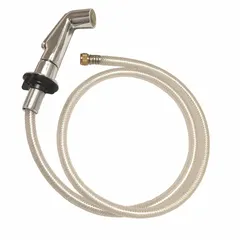 APPROVED VENDOR Kitchen Sprayer, Plastic, Chrome, 1/4" NPT