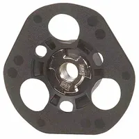 This NORTON backing pad is a hard-density, see-through support for fiber discs in grinding and finishing operations. It features a 7-inch diameter and a 5/8"-11 threaded hole for tool connection. The rigid surface provides consistent material removal and a uniform finish