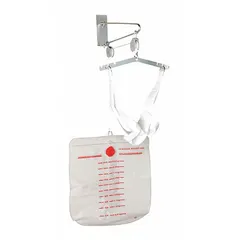 Foam head halter replacement for cervical traction systems. Designed for use with compatible traction equipment, it provides support during therapy. Capacity: 20 lb.