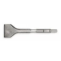 DEWALT Breaker and Demolition Hammer Chisel: 3 in Head Wd, 12 in Overall Lg, 21/32 in Shank Dia (MPN DW5775)