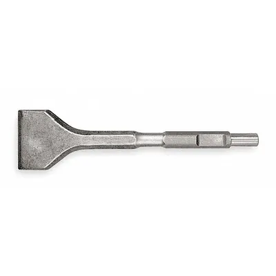 DEWALT Breaker and Demolition Hammer Chisel: 3 in Head Wd, 12 in Overall Lg - Chisel Bits for Spline Demolition & Rotary Hammer Tools