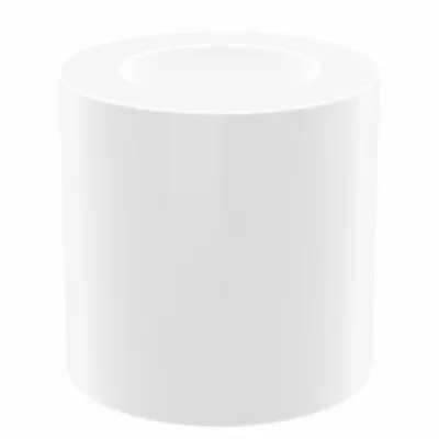 OILITE Sleeve Bearing: PTFE, 10 mm Bore, 16 mm OD, 16 mm Overall Lg, White, -325°F to 500°F - Chemical- & Heat-Resistant Plastic Sleeve Bearings