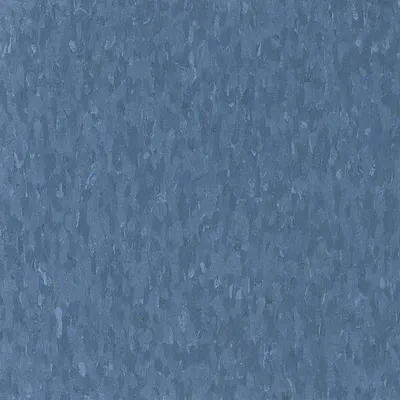 ARMSTRONG FLOORING Vinyl Floor Tiles: Serene Blue, Std Excelon Imperial Texture - Imperial Texture VCT