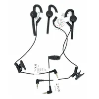 MOTOROLA Bluetooth Earpiece: Fits Motorola, For Bluetooth-Enabled Radios Series, Ear Hook, 3 PK (MPN PMLN7203A)