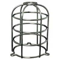 FEDERAL SIGNAL Dome Guard: Stainless Steel, 4 1/2 in Overall Dp, 6 3/16 in Overall Lg, SLMDG4
