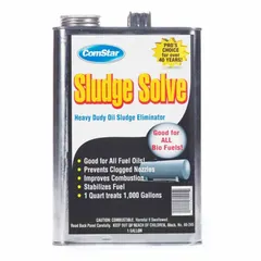 This heating fuel oil sludge remover from the Sludge Solve Series is compatible with fuel oil. It is used to break down and disperse sludge buildup in fuel oil systems, helping restore efficiency and prevent clogging in burners, tanks, and lines.
