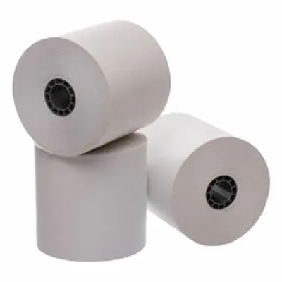 BUSINESS SOURCE Thermal Paper Roll, 2 1/4 in x 165 ft, White, 3-Pack (BSN25348) - Thermal Adding Machine & Point-of-Sale Paper Rolls