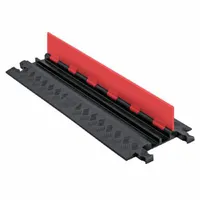 CHECKERS Cable Protector Standard Ramp: 2 Channels, Hinged, 3/4 in Max Cable Dia, 12 in Wd (MPN GD2X75-ST-O/B)