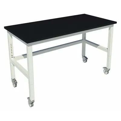 INSTOCK Patriot Work Bench: 30 in Overall Wd, 36 in Overall Ht, 4 ft Overall Lg - Adjustable-Height Laminate Surfaced Lab Tables