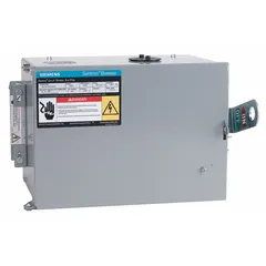 Nonfusible bus plug rated 60 A and 600V AC, designed for use with Siemens Sentron Busway. Supports 3-phase, 4-wire with ground configuration. Suitable for tapping power from busway in electrical distribution systems.