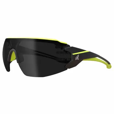 EDGE EYEWEAR Safety Glasses: Smoke Lens, Half-Frame, Vapor Shield, Metal Detectable - Padded Comfort-Fit Safety Glasses