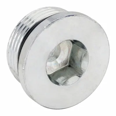 PARKER 16 HP5ON-S Steel Threaded Plug, 1 in, 5,500 psi - Hydraulic Threaded Extreme-Pressure Pipe Fittings