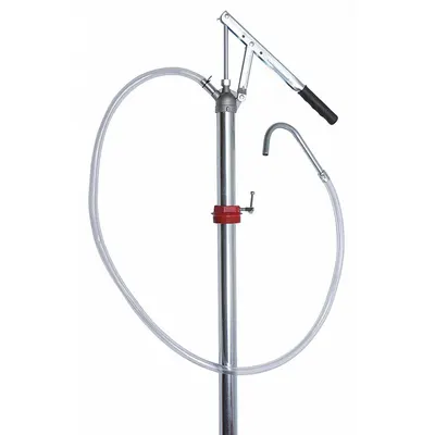 WESTWARD Hand Pump: Lever Action, Pump with Hose - Lever Handle Standard Drum Pumps