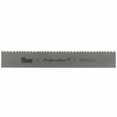 MORSE Band Saw Blade: Bi-Metal, Independence II(R), Aluminum/Carbon Steel/Structural Steel - Stainless & Nickel Based Alloys Cutting Blades