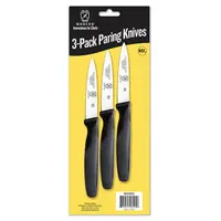 MERCER CUTLERY Knife Set: 3 Implements, Steel, 3 in Blade Lg, 3 in Overall Lg, NSF Certified (MPN M23903)