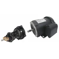 DAYTON Rotary Gear Pump: Direct Drive, 1 1/2 hp Horsepower, 230/460V AC, Cast Iron Body, Steel Gear