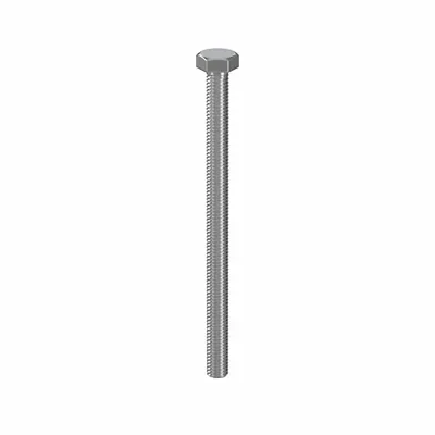 LINDSTROM Hex Head Cap Screw: Stainless Steel, 316, Plain, M6, Metric, 90 mm lg, Fully Threaded - 316 Stainless Steel Hex Head Cap Screws
