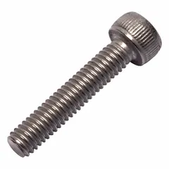 Metric system standard socket head cap screw with M4x0.70 thread, 20 mm length, 4 mm head height, and 3 mm drive size. Made from Grade 2 titanium with a plain finish. Used for fastening in lightweight, corrosion-resistant assemblies.