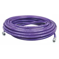 GRACO High-Pressure Spray Hose: 3/8 in Inside Dia, 50 ft Overall Lg, Nylon, Nylon, Purple, Female (MPN H43850)