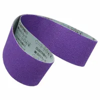 3M CUBITRON II Sanding Belt: 6 in W x 132 in L, Ceramic, 36 Grit, YF Wt Polyester Backing, 1184F