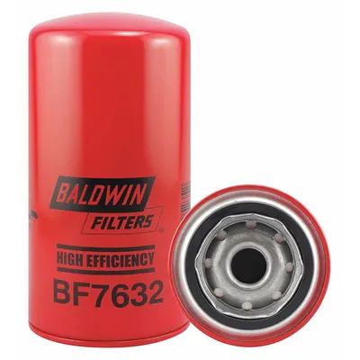 BALDWIN FILTERS Fuel Filter: Spin-On, 3 11/16 in Outside Dia, 7/8"-14 Thread Size, Cellulose - Spin-On Fuel Filters