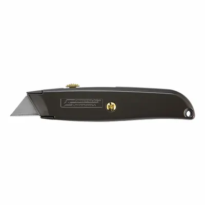 PACIFIC HANDY CUTTER, INC Utility Knife: 7 in Overall Lg, Carbon Steel Std Tip - Retracting Utility Knives