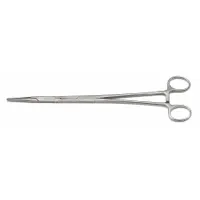 Hemostat Plier: 4 1/4 in Jaw Lg, 1/8 in Jaw Wd, 2 3/4 in Max Jaw Opening, 10 in Overall Lg, Straight (MPN 82034)