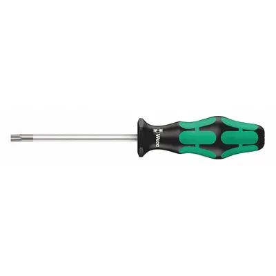 WERA General Purpose Torx Screwdriver: Kraftform, Std Lg, Torx Tip, Friction - General Purpose Torx Screwdrivers