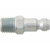 SPEEDAIRE Quick Connect Hose Coupling: 1/4 in Body Size, 1/4 in Hose Fitting Size, MNPT, Male