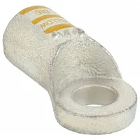 WESTWARD Lug: Crimpable Side Terminal, Crimp/Solder, Tin Plated, 4/0 ga, Yellow, 1/2 in Stud Size (MPN 23YZ49)