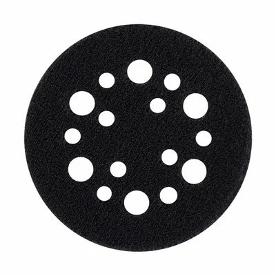 MILWAUKEE TOOL & EQUIPMENT Sponge Interface Pad: 3 in Wd, Round, Hook and Loop - Backing Pads for Power Sanders