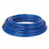 GRACO COUPLED HOSE: 3/16 in Inside Dia, 50 ft Overall Lg, Nylon, Nylon, Blue, 180°F Op Temp - Max (MPN 214697)