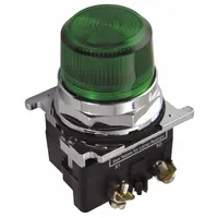 EATON Pilot Light: 30 mm Panel Mounting Size, Green, LED, 120 V AC/DC Max Volt Rating (Supply) (MPN 10250T181LGP06)
