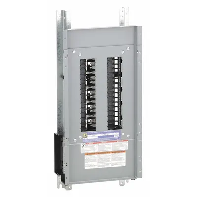 SQUARE D Panelboard Interior: 30 Spaces, 100 A Amps, Copper, QHB/QOB/QOB-VH, 27 in Ht - Square D NQ Main Lug, Convertible Panel Interiors