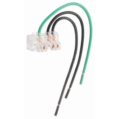 HUBBELL Switch Wiring Module: SNAPconnect(R) II, 120/277V AC, 15 A_20 A, 3 Wire - Snap-In Wiring Modules