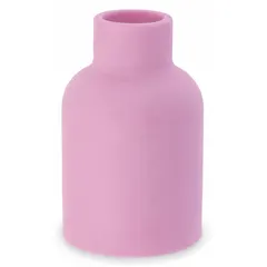 Alumina large-diameter gas lens nozzle, size No. 8 standard. Supplied in a 10-pack. Used in TIG welding to improve gas coverage and shield the weld puddle from contamination.