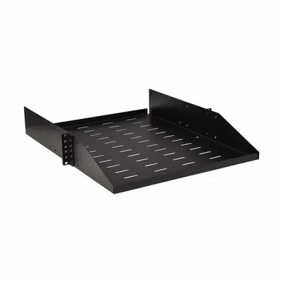 EATON TRIPP LITE SRSHELF2PUNIV 2U Vented Rack Shelf, 21-7/8" Depth, Black Steel - Rack-Mounted Equipment Shelves