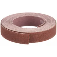 This NORTON utility roll features 60 grit aluminum oxide abrasive on X Wt cloth backing, suitable for deburring, cleaning, blending, and finishing metal, wood, and plastic surfaces. The 1-inch width by 30-foot length provides convenient tear-off strips for hand sanding or use with sanding blocks. Part of the K224 series, it offers aggressive cutting action for heavy stock removal and surface preparation