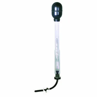 VEE GEE Hydrometer: Specific Gravity Battery Acid Plain Form, 1.150/1.300, 0.005 - Specific Gravity (Baume) Hydrometers