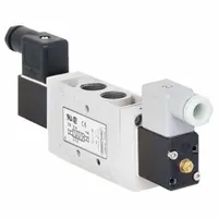 AVENTICS Solenoid Air Control Valve: Series L1, Double Solenoid, Four-Way / Three-Position, Locking (MPN L12BB552B000061)