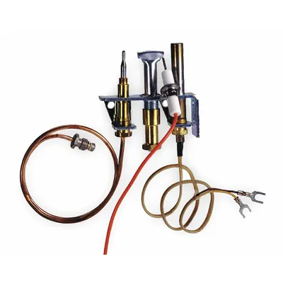 Robertshaw Pilot Assembly: Universal, LP, 3-Way, Thermocouple, Thermopile and Flame Sensor - Universal Pilot Light Assemblies